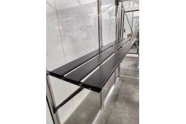 Étagère en aluminium noir