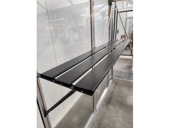 Étagère en aluminium noir